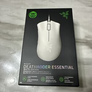 Razer DeathAdder Essential Wired Optical Gaming Mouse White (RZ01-03850200-R3U1)